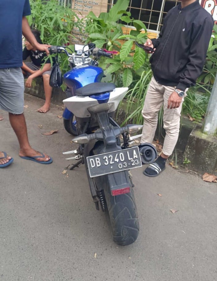 Motor yang terlibat lakalantas